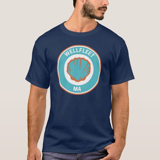 Camiseta Vintage Wellfleet Massachusetts (Frente)
