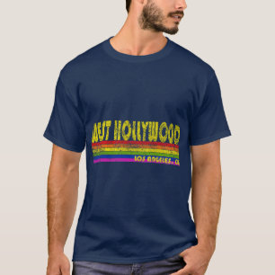 Camiseta Vintage West Hollywood CA Orgulho gay