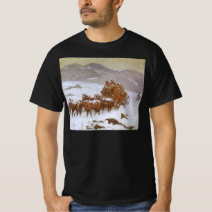 Camiseta Vintage West, Por que o correio estava atrasado po