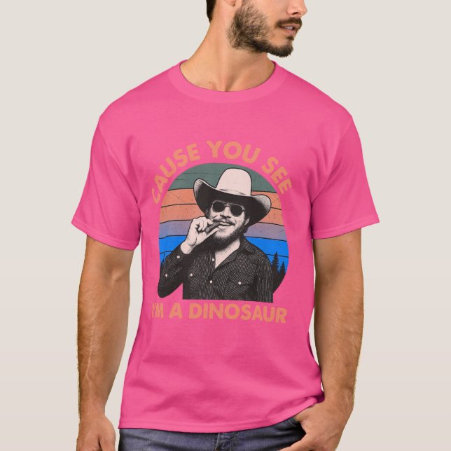 Camiseta Vintage Western Funny Graphic Tee (Frente)