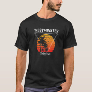 Camiseta Vintage Westminster California Palm Trees CA Retro