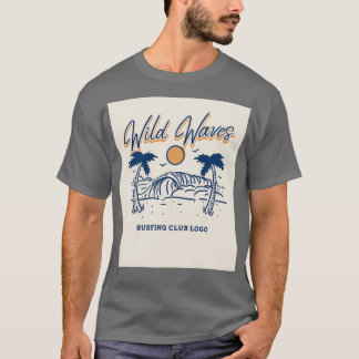 Camiseta Vintage Wild Waves