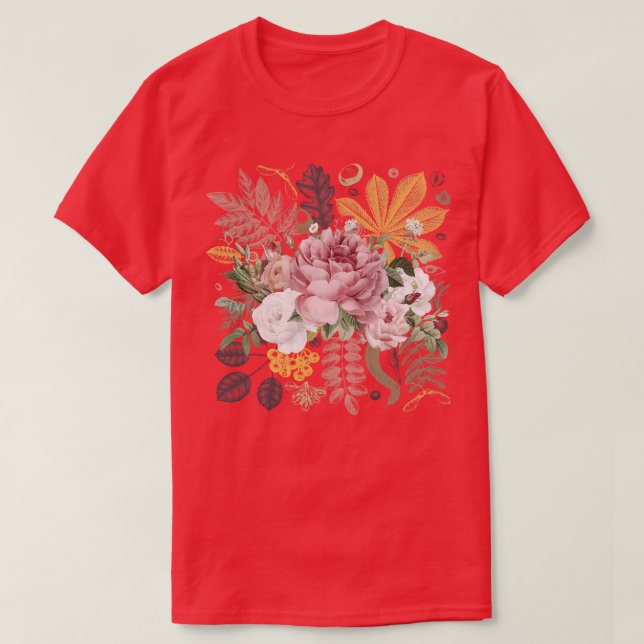 Camiseta Vintage WildFlower Botânica Flower (Frente do Design)