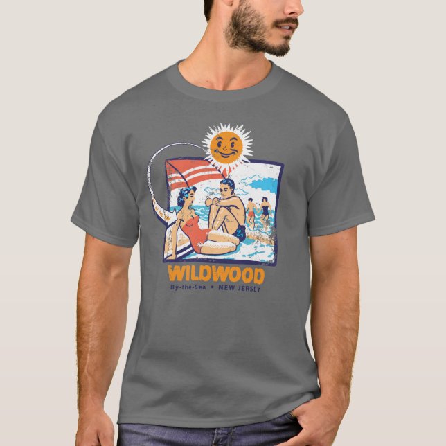 Camiseta Vintage Wildwood NJ (Frente)