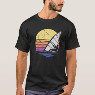 Camiseta Vintage Windsurfer Retro Windsurfing Ocean Wave Su