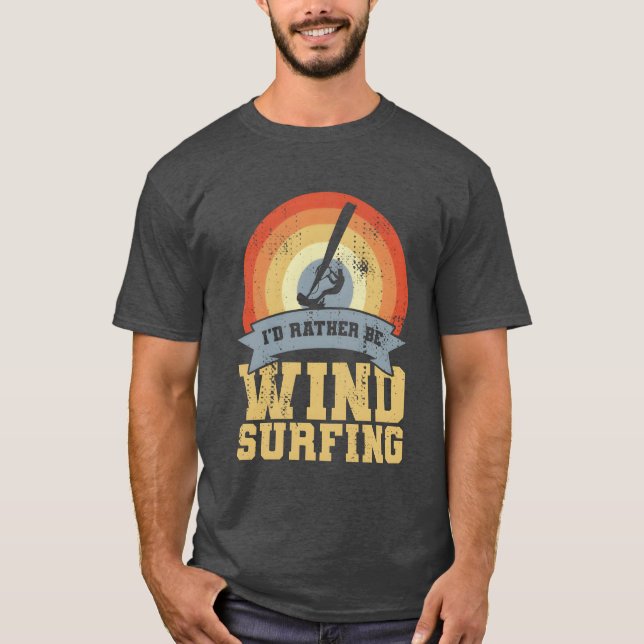 Camiseta Vintage Windsurfing Quote boy (Frente)