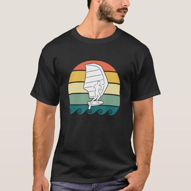 Camiseta Vintage Wing Foil Wing Surfer (Frente)