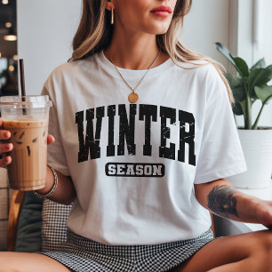 Camiseta Vintage Winter Season Shirt, Congelando Season Tea
