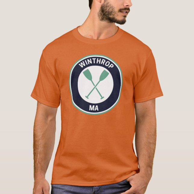 Camiseta Vintage Winthrop Massachusetts (Frente)