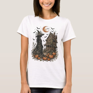 Camiseta Vintage Witch Halloween Witchcore