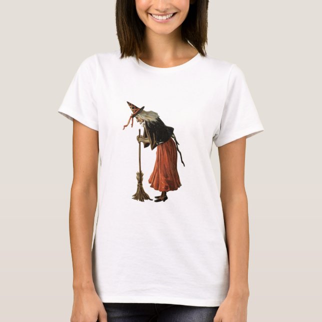Camiseta Vintage Witch T-Shirt (Frente)