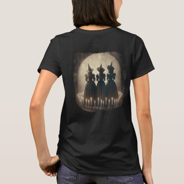 Camiseta Vintage Witch Trio (Verso)