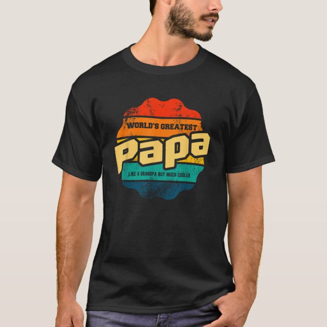 Camiseta Vintage World Grande Papa (Frente)