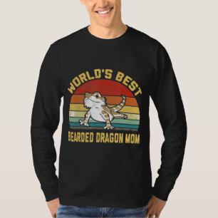 Camiseta Vintage Worlds Best Bearded Dragon Mãe