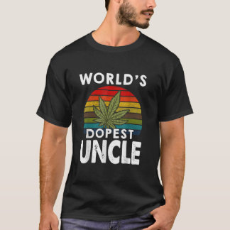 Camiseta Vintage Worlds Dopest Uncle Weed 