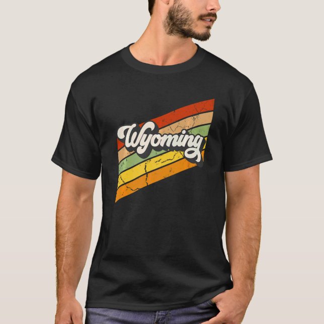 Camiseta Vintage Wyoming 80s (Frente)