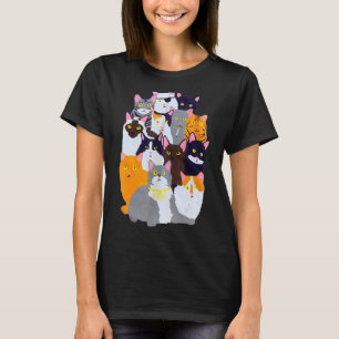 Camiseta Vintage Y2k Enjoa Gang Gang Gang Gang Gato Gato Ga