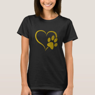 Camiseta Vintage yellow Dog Paw
