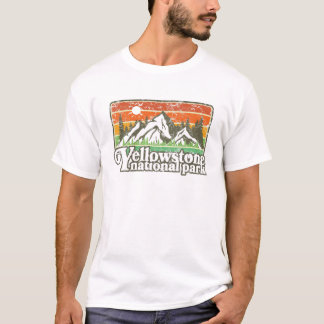 Camiseta Vintage Yellowstone National Park - Anos 80 Gráfic