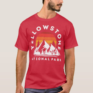 Camiseta Vintage Yellowstone National Park Retro