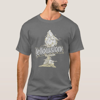 Camiseta Vintage Yellowstone Park Geyser Antiga Souve Fiel