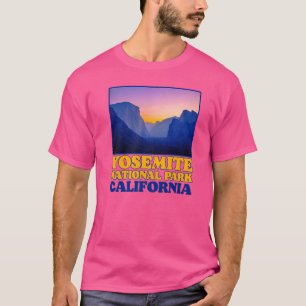 Camiseta Vintage Yosemite Valley National Park Foto Retro