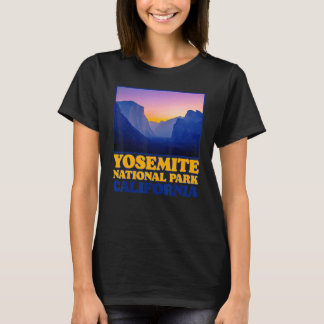 Camiseta Vintage Yosemite Valley National Park Foto Retro