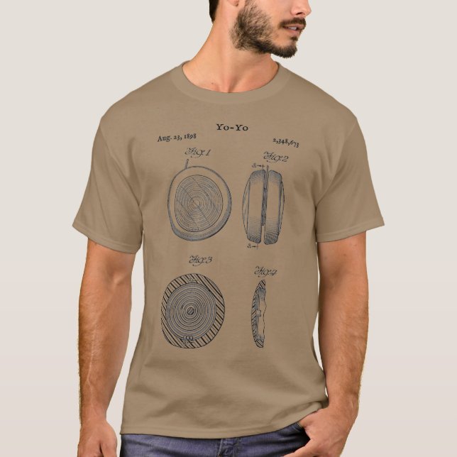 Camiseta Vintage YoYo     BlueprintToy Looping YoYo (Frente)