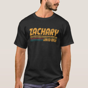Camiseta Vintage Zachary First Name Retro Groovy Personal Z