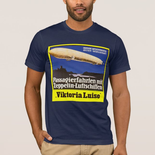Camiseta Vintage Zeppelin Viktoria Luise (Frente)