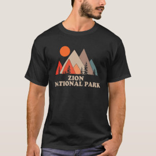 Camiseta Vintage Zion National Park Summit Zion Mounts