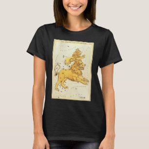 Camiseta Vintage Zodiac, Astrologia Leo Lion Constellation