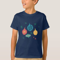 Vintagem Amarela Verde da Bola de Natal