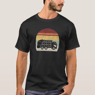 Camiseta Vintagem Antiga Coletiva Lixo Do Lixo Do Reciclage