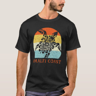 Camiseta Vintagem Costeira Amalfi - Tartaruga Europeia