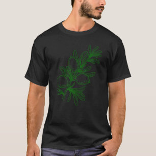 Camiseta Vintagem Da Árvore De Sementes Para Gardener Argan