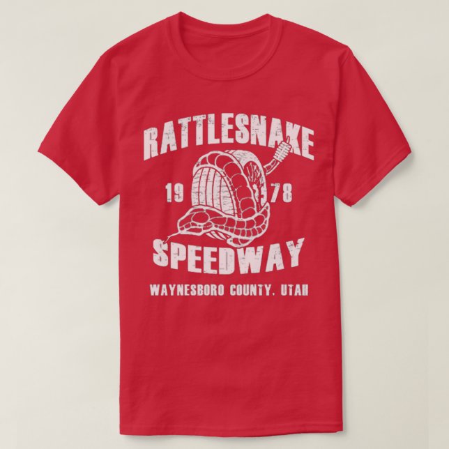 Camiseta Vintagem da autoestrada Retro Rattlesnake 1978 (Frente do Design)