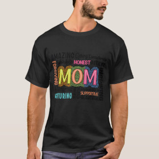 Camiseta Vintagem da Mãe Vida Feliz das Mães