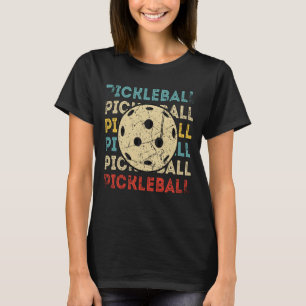 Camiseta Vintagem da retro do remo Legal de Pickelball