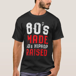 Camiseta Vintagem de alto-passo criado pelos 90 anos 80