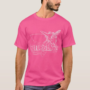 Camiseta Vintagem de Arma Superior da Junção Ripple X
