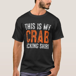 Camiseta Vintagem de Caranguejo