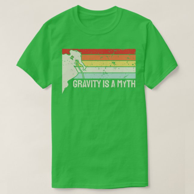 Camiseta Vintagem de Escalada de Rock 1 (Frente do Design)