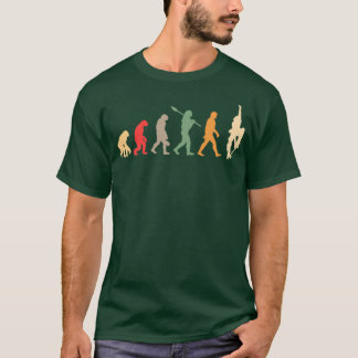 Camiseta Vintagem de evolução de skate