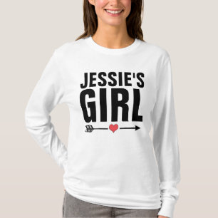 Camiseta VINTAGEM DE GAROTA DE JESSIE, 1980, damas T-SHIRTS