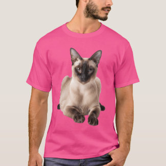 Camiseta Vintagem de Gatos Tonquineses