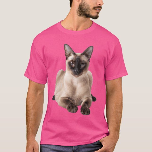 Camiseta Vintagem de Gatos Tonquineses (Frente)