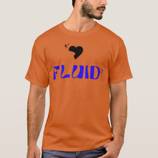 Camiseta Vintagem de música Fluid Love