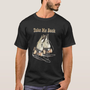 Camiseta Vintagem de patinagem com rolo retrorreflector me