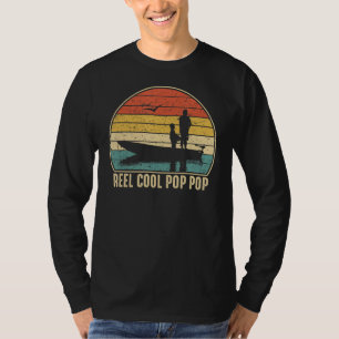 Camiseta Vintagem de Peixes de Pop de Pop Legal da Galeota